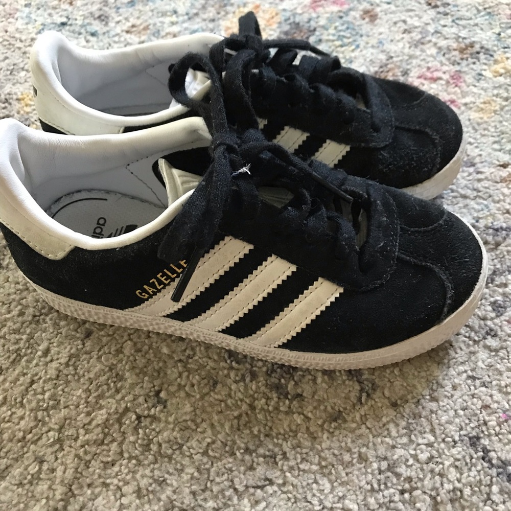 Girls black adidas